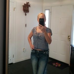 Attr@ttivo laced top blue lining